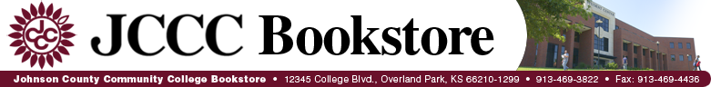 JCCC Bookstore - 913-469-3822