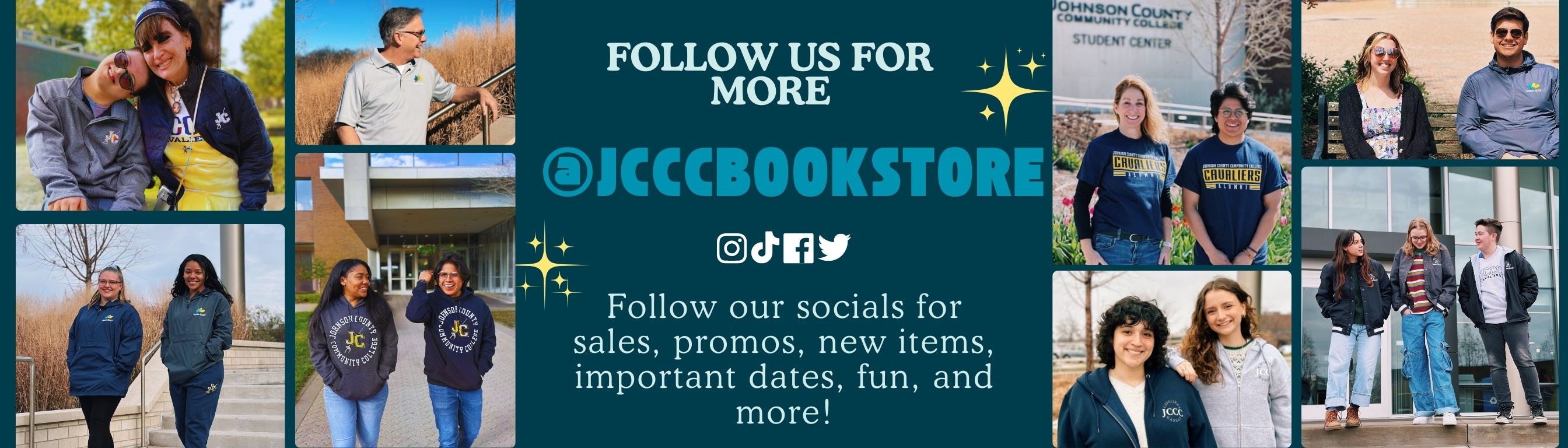 bookstore social media links
